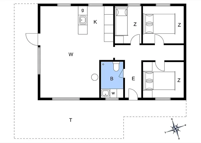 بيت للعطل Tv1225-bindslev-margueritevej-4 *